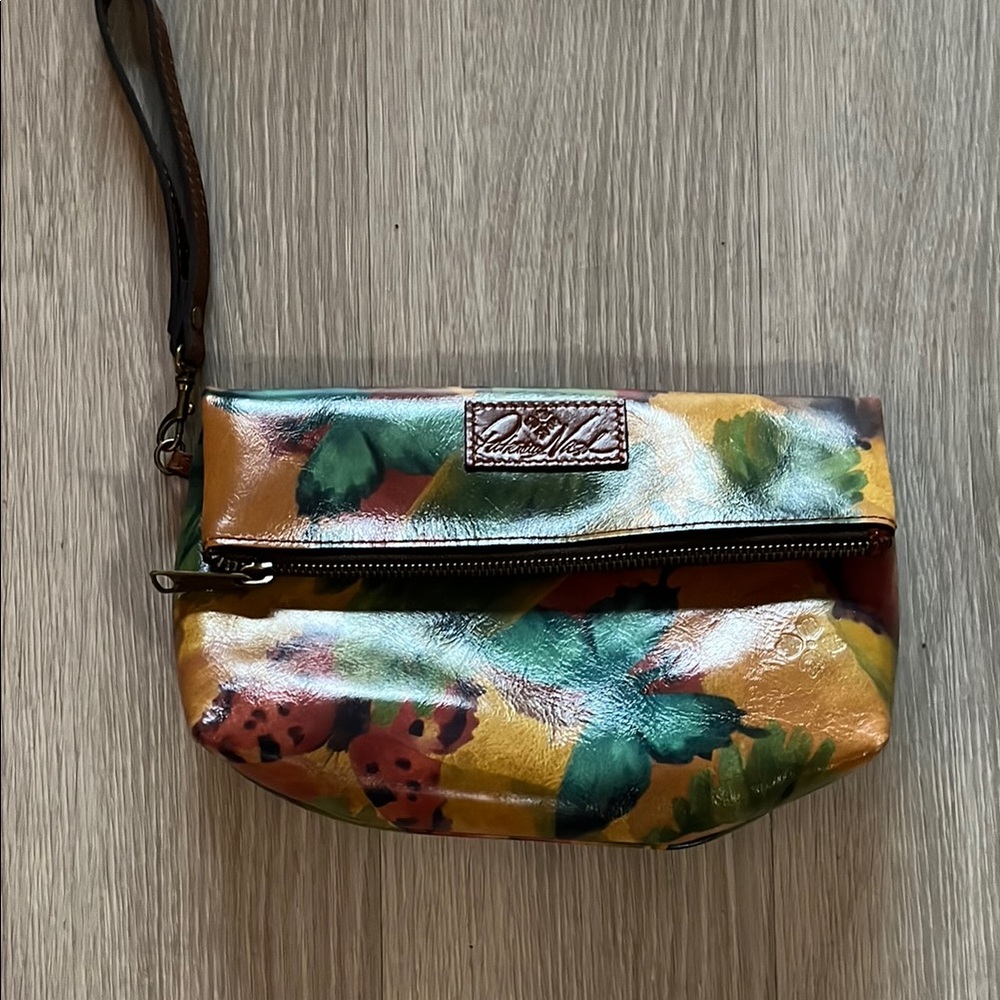 Patricia Nash leather wristlet